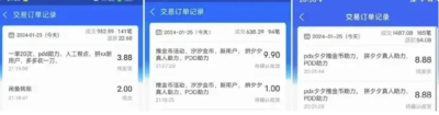 袋真园：新手咸鱼搬砖，当中间商售卖拼多多，一天轻松赚几十上百元